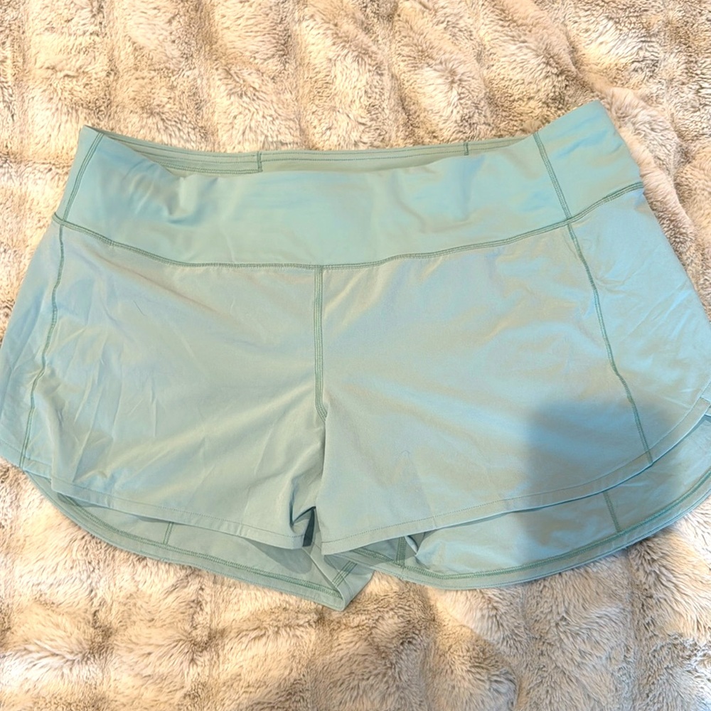 Women's Athletic Shorts in Light Blue